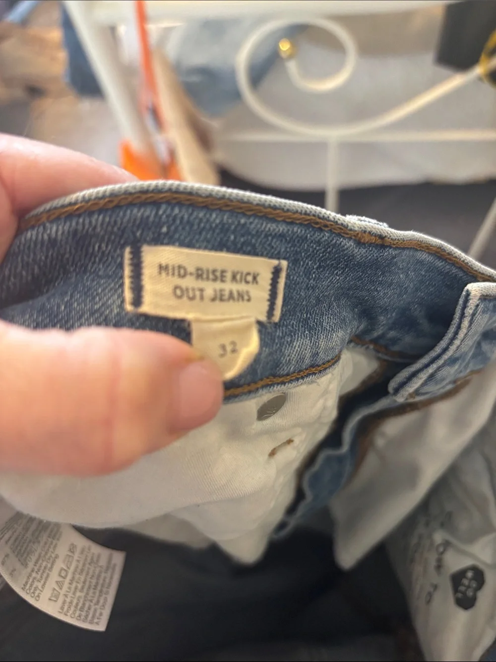 Madewell Mid Rise Kick Out Jean